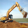 Pásové rypadlo Liebherr R 916 Advanced Litronic v pískovně Bratčice