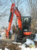 Pásové midirypadlo Kubota KX057-4