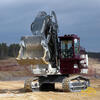 Pásové rypadlo Bucyrus RH40E s vrchovou lopatou