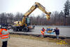 Kolové rypadlo Caterpillar M 316C s vakuovým manipulačním zařízením Probst SH 2500 uni b