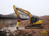 Pásové rypadlo Komatsu PC210LC s kladivem Soosan 70