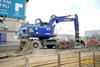 Kolové rypadlo Komatsu PW 200 společnosti Firma Svoboda