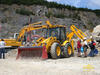 Rypadlonakladač JCB 4CX Sitemaster se lžící Picbucket s úderným rozrušováním