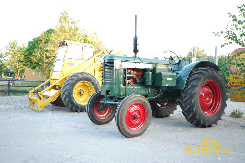 Kolový traktor Bolinder-Munktell BM 35 (1952)