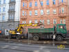 Dvoucestné rypadlo O&K MH S.2 firmy Dopravní stavby Brno