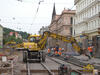 Dvoucestné rypadlo O&K MH S.2 firmy Dopravní stavby Brno