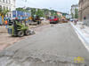 Smykem řízený nakladač Locust 750 u betonové podkladní vrstvy