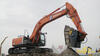 Pásové rypadlo Hitachi Zaxis 280 LC s drticí lžící Meccanica Breganzese BF 90.3
