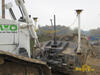 Pásový dozer Caterpillar D6R LGP Series II s GPS nivelací Trimble - detail
