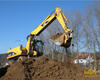 Kolové rypadlo Caterpillar M316C firmy Ladislav Podsedník