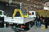 Pásové mikrorypadlo New Holland Kobelco E9SR na voze Iveco Eurocargo EEV 80E18