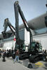 Pásové rypadlo Hidromek HMK 370 NLC, za ním HMK 220 LC LR, obě v edici 2010 Bauma Edition