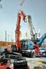 Pásové rypadlo Hitachi Zaxis 280 LCN se dvěma rychloupínači OilQuick a příslušenstvím