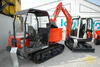 Kompaktní pásový dempr Kubota KC250HR a pásové minirypadlo KX61-3 GLAT