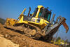 Pásový dozer Komatsu D65 EX firmy Strabag