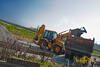 Rypadlonakladač JCB 4CX firmy Strabag