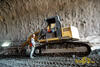 Pásové rypadlo Liebherr R 900 Litronic v provedení pro tunely