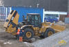 Kolový nakladač Caterpillar 966 G firmy Skanska BS