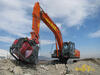 Pásové rypadlo Hitachi Zaxis 250 LCN s třídičem VTN SR 15