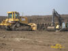 Dozer Caterpillar D6N XL a rypadlo Volvo EC290B LC