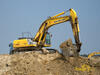 Pásové rypadlo New Holland Kobelco E 385