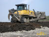Pásový dozer New Holland D 350 firmy Rekultivace Ústí nad Labem