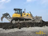 Pásový dozer New Holland D 350 firmy Rekultivace Ústí nad Labem