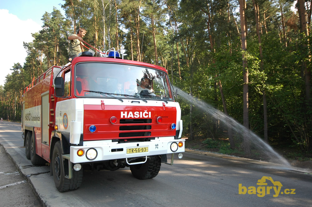 Cisternová automobilová stříkačka CAS 32 Tatra 815 dobrovolných hasičů z Častolovic