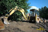 Rypadlonakladač Caterpillar 428C firmy Zemní práce GS
