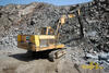 Pásové rypadlo Unex DH 411 s kladivem