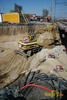Kolové rypadlo Caterpillar M 318 firmy Skanska DS