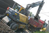 Kolové rypadlo Volvo EW140B firmy Galva
