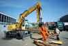 Kolové rypadlo Liebherr A 312 s drapákem Westtech W1000