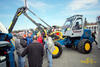 Kolový harvestor Novotný H-40 s hydraulickou rukou Kesla 571H