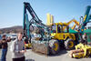 Lesní traktor HSM 704 s hydraulickou rukou Loglift 81R