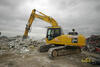 Komatsu PC 290 LC s nůžkami Atlas Copco CC 1700U
