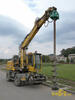 Dvoucestné rypadlo Liebherr A 900 C ZW Litronic firmy Subterra s vrtacím zařízením ABI