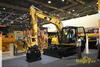 Pásové midirypadlo Caterpillar 311D LRR se silniční frézou CVP75