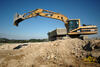 Pásové rypadlo Caterpillar 322B LN firmy Skanska DS
