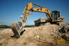 Pásové rypadlo Caterpillar 322B LN firmy Skanska DS