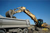 Pásové rypadlo Caterpillar 330C L firmy AWT Rekultivace