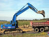 Pásové rypadlo Komatsu PC240 NLC firmy Eurovia