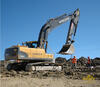 Pásové rypadlo Volvo EC240C L firmy Pedop