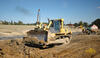 Pásový dozer Komatsu D65EX firmy Eiffage Construction Česká Republika