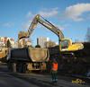 Pásové rypadlo Volvo EC210B NC firmy Llkom-transport