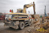 Kolové rypadlo Caterpillar M318 firmy Ikoz CZ