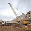 Lanové rypadlo Liebherr HS 845 HD firmy Zakládání staveb