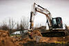 Pásové rypadlo JCB JS160 LC firmy Hochtief