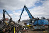 02. Kolový Terex Fuchs MHL 350 tvoří sehranou dvojici s pásovým Fuchsem F 714 R