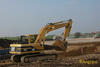 Pásové rypadlo Caterpillar 320 L firmy Sedos stavby
